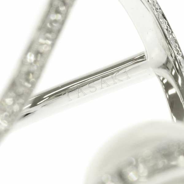 タサキ リング オーロラリング パール 南洋真珠 白蝶 ダイヤモンド 0.41ct K18WGホワイトゴールド リングサイズ約11号 RNI-4765 TASAKI ジュエリー 指輪