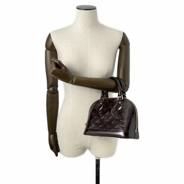 ルイヴィトン ハンドバッグ モノグラム・ヴェルニ アルマBB M91678 LOUIS VUITTON 2wayバッグ