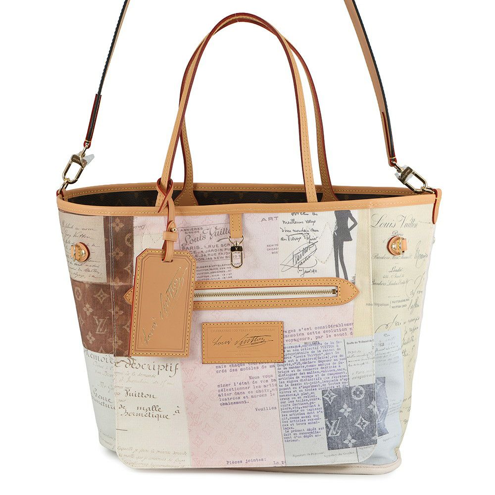 ルイヴィトン トートバッグ モノグラム ネヴァーフル・インサイドアウトMM M28376 リバーシブル　誕生130周年