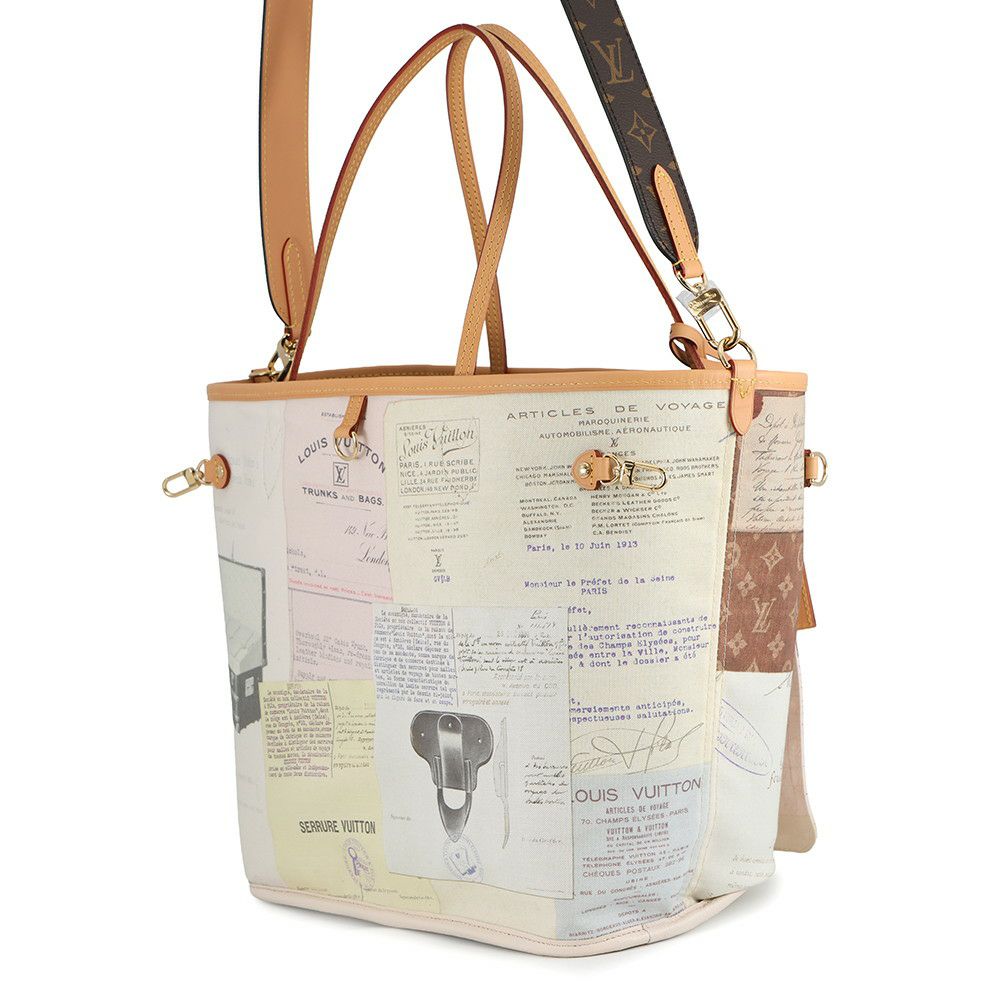 ルイヴィトン トートバッグ モノグラム ネヴァーフル・インサイドアウトMM M28376 リバーシブル　誕生130周年