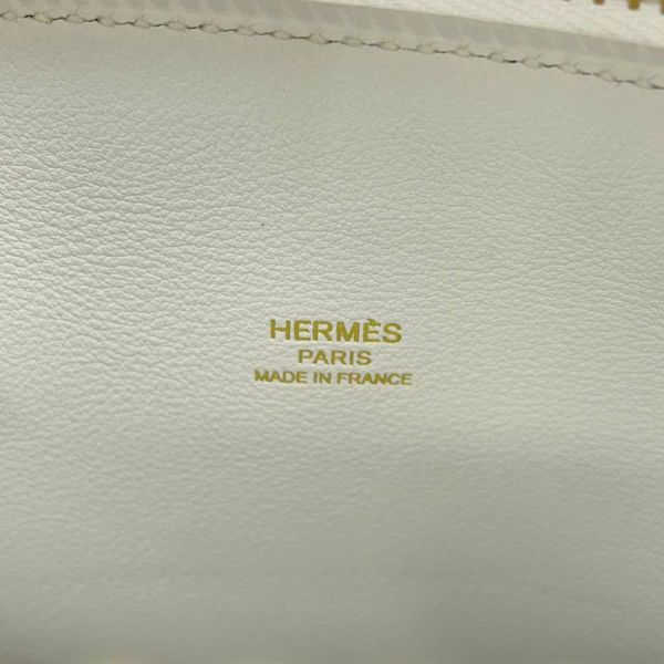 エルメス ボリード1923 25 ニューホワイト/ゴールド金具 エバーカラー B刻印 HERMES 2way 白