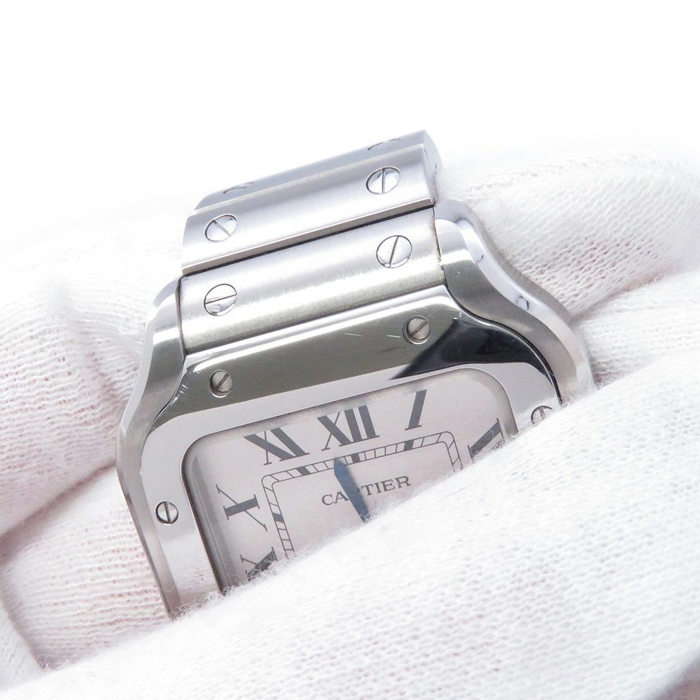 カルティエ サントス ドゥ カルティエ MM WSSA0029 Cartier 腕時計 シルバー文字盤