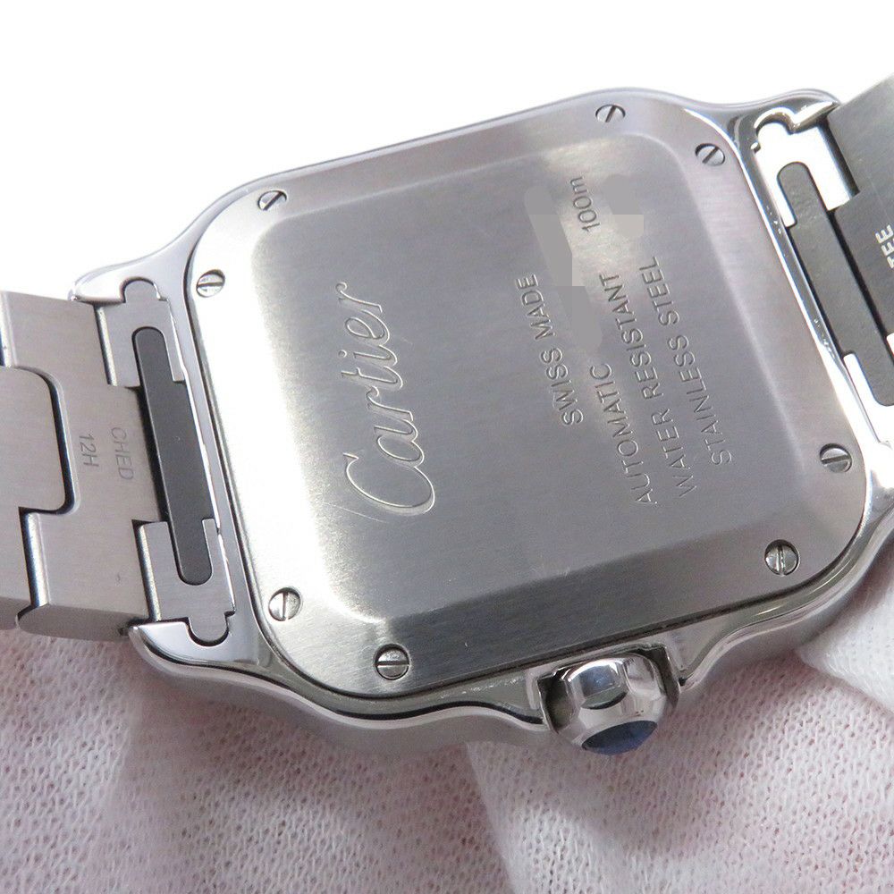 カルティエ サントス ドゥ カルティエ MM WSSA0029 Cartier 腕時計 シルバー文字盤