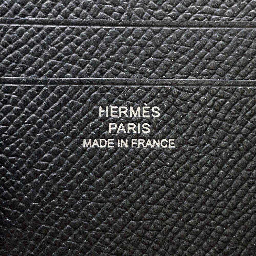 エルメス カードケース MC2 ユークリッド ブラック エプソン W刻印 名刺入れ 黒