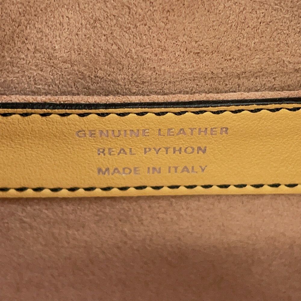 トッズ ハンドバッグ スタッズ ゴンミーニ ミニ パイソン レザー XBWDONHB100XMAB999 TOD'S 2way