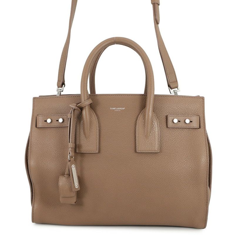 サンローランパリ ハンドバッグ サック・ド・ジュール スープル レザー 464960 2way