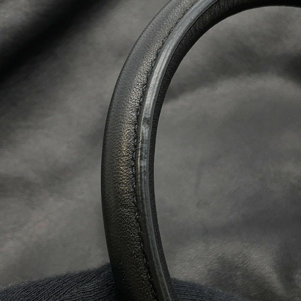 プラダ ハンドバッグ リボン レザー BN2245 PRADA 2ｗayショルダーバッグ 黒