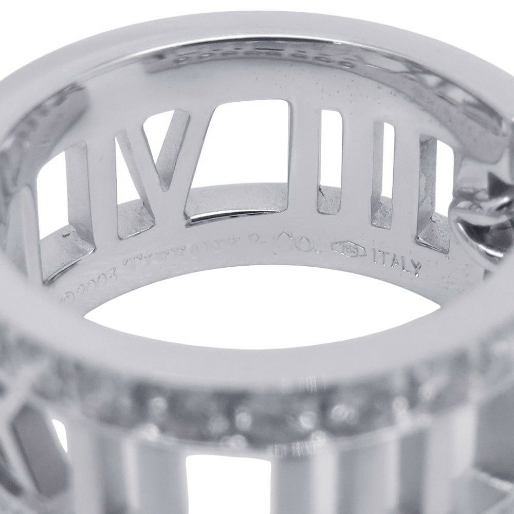 ティファニー ピアス アトラス オープン ピアス ダイヤモンド K18WGホワイトゴールド Tiffany&Co.