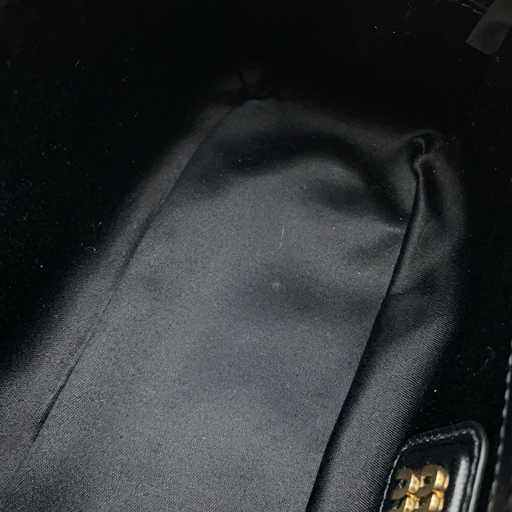 ミュウミュウ ハンドバッグ アルカディ マテラッセ レギュラー レザー 5BB142 MIUMIU 2wayショルダー 黒