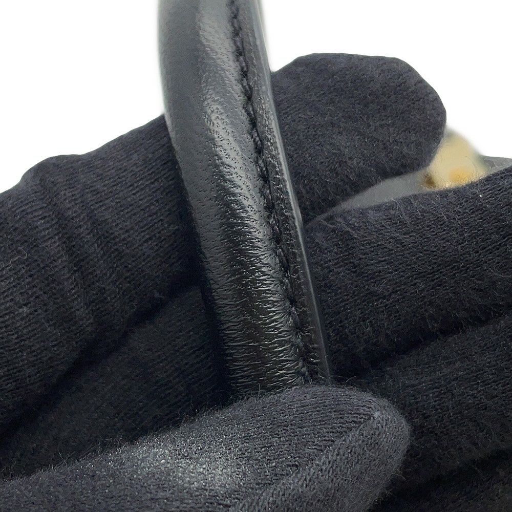 ミュウミュウ ハンドバッグ アルカディ マテラッセ レギュラー レザー 5BB142 MIUMIU 2wayショルダー 黒