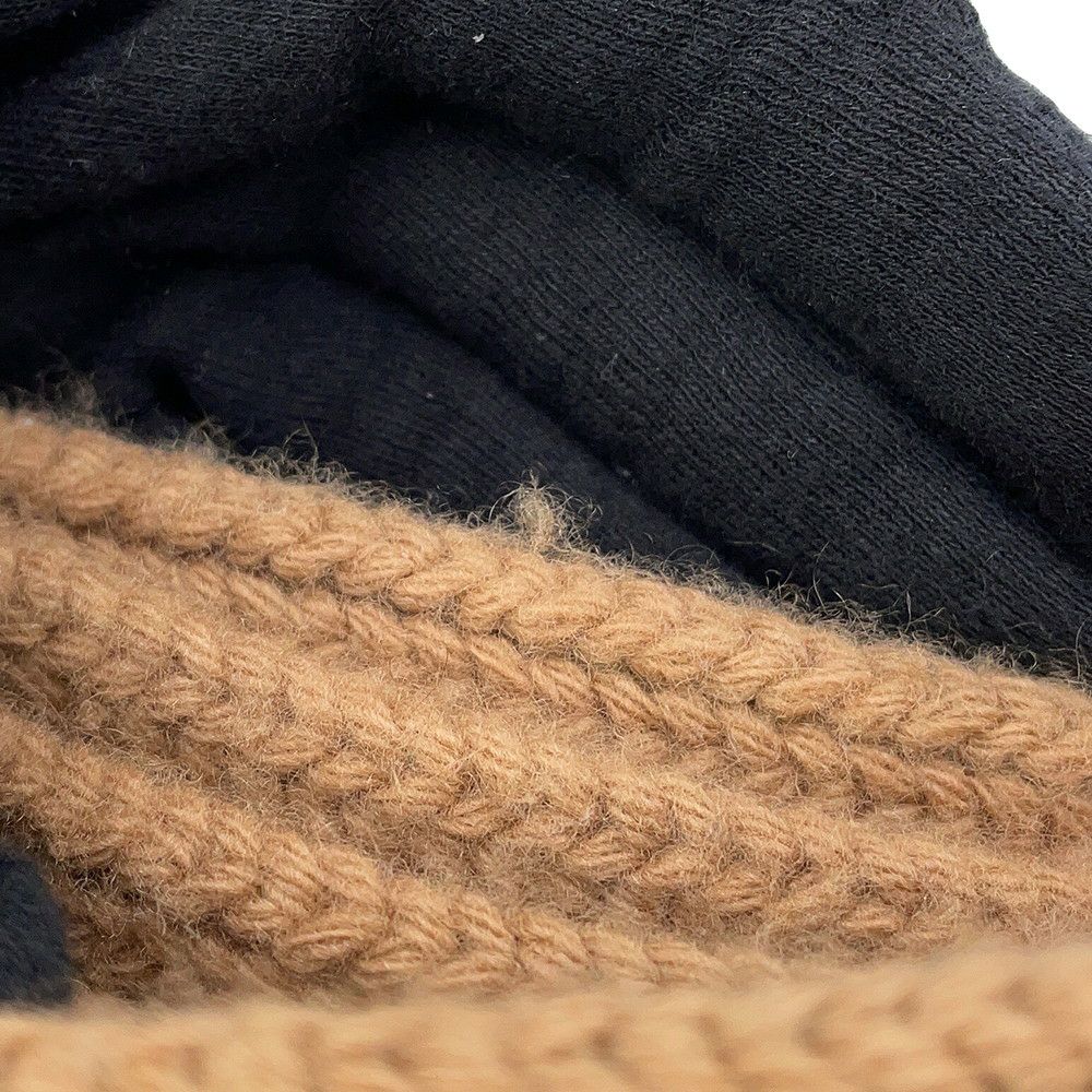 ミュウミュウ マフラー ロゴ ウールニットスカーフ ヴァージンウール カシミヤ 5FS048 Miu Miu