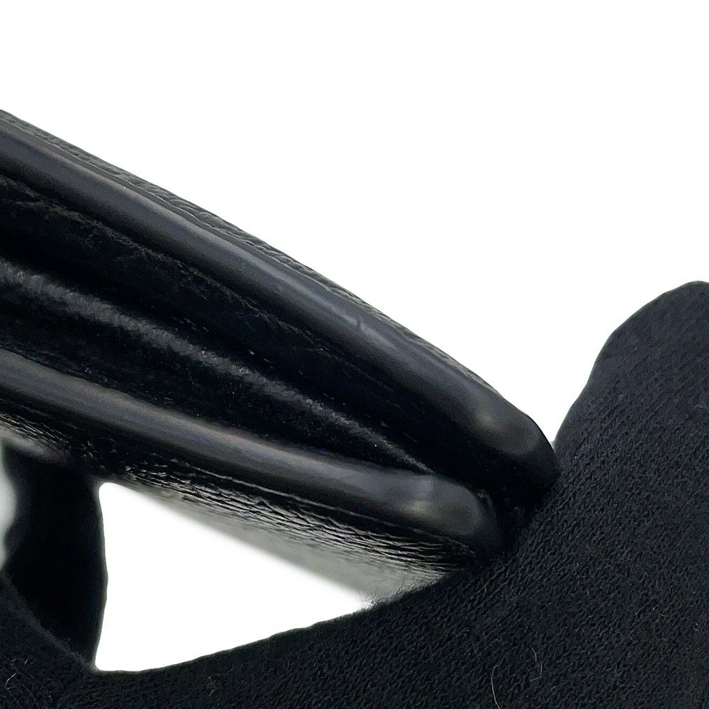 メゾンマルジェラ 二つ折り財布 4ステッチ ウォレット カーフレザー S56UI0140 Maison Margiela 黒