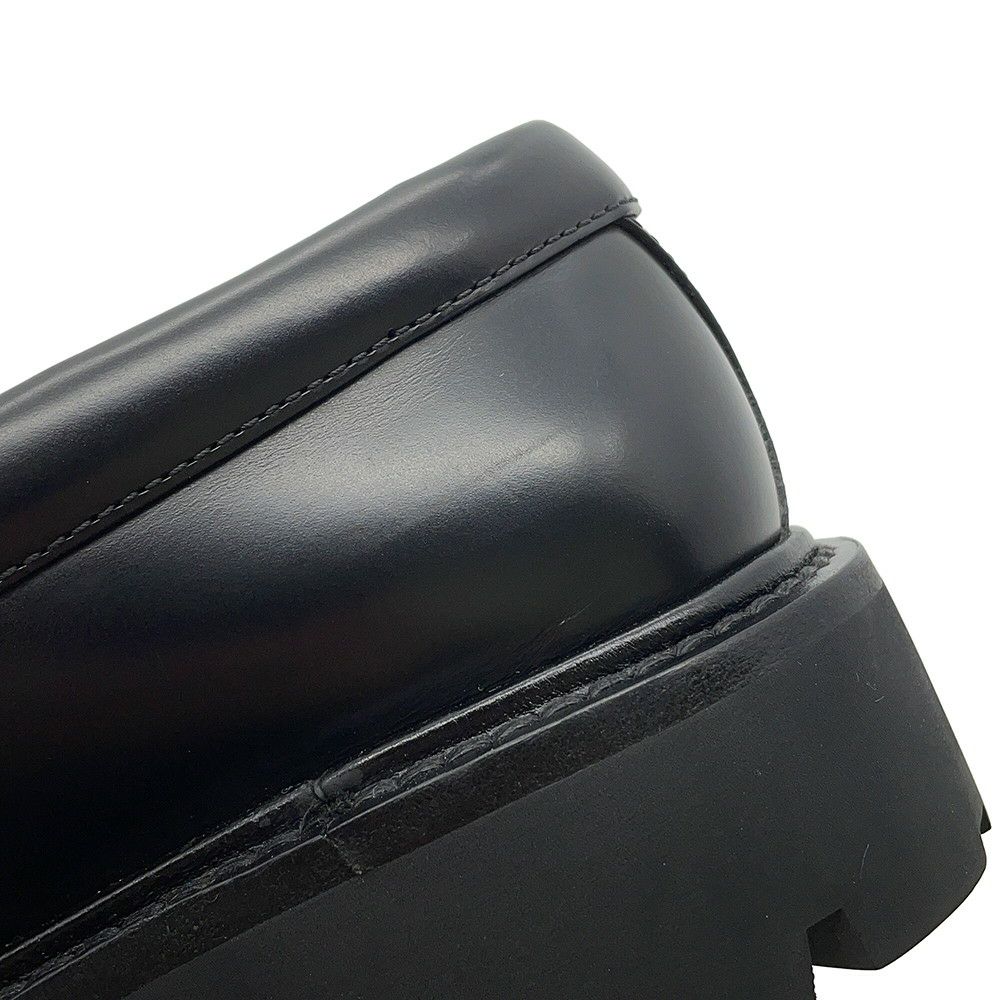 セリーヌ ローファー トリオンフチェーン マーガレット レディースサイズ37 レザー 344893602C CELINE 靴 黒