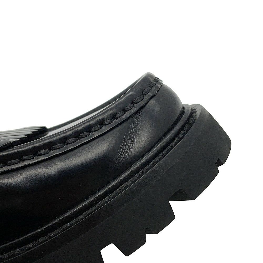 セリーヌ ローファー トリオンフチェーン マーガレット レディースサイズ37 レザー 344893602C CELINE 靴 黒