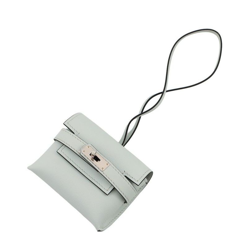 エルメス バッグチャーム ケリー フェスティバル グリパンタン/シルバー金具 スイフト K刻印