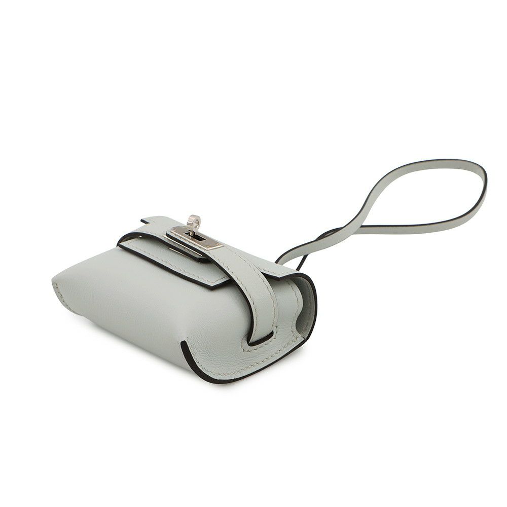 エルメス バッグチャーム ケリー フェスティバル グリパンタン/シルバー金具 スイフト K刻印