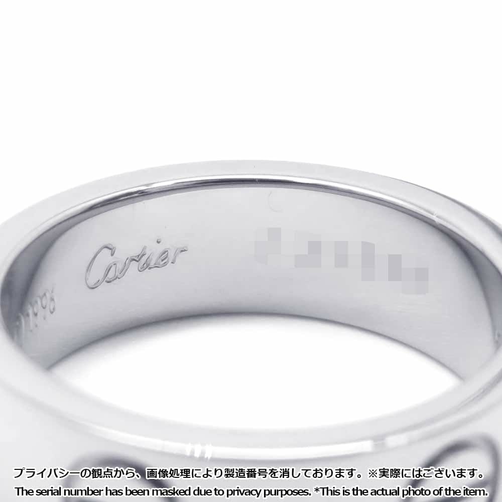 カルティエ リング ラブリング K18WGホワイトゴールド リングサイズ50 Cartier LOVEリング 指輪 ジュエリー