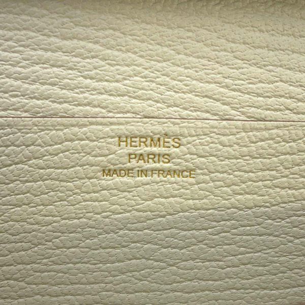 エルメス 長財布 ベアンスフレ マッシュルーム/ゴールド金具 シェブルミゾル B刻印 HERMES 財布 シェーブル