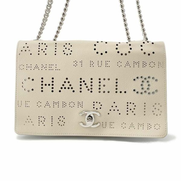 シャネル チェーンショルダーバッグ ココマーク パンチング ロゴ CHANEL 2wayショルダーバッグ