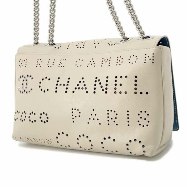 シャネル チェーンショルダーバッグ ココマーク パンチング ロゴ CHANEL 2wayショルダーバッグ