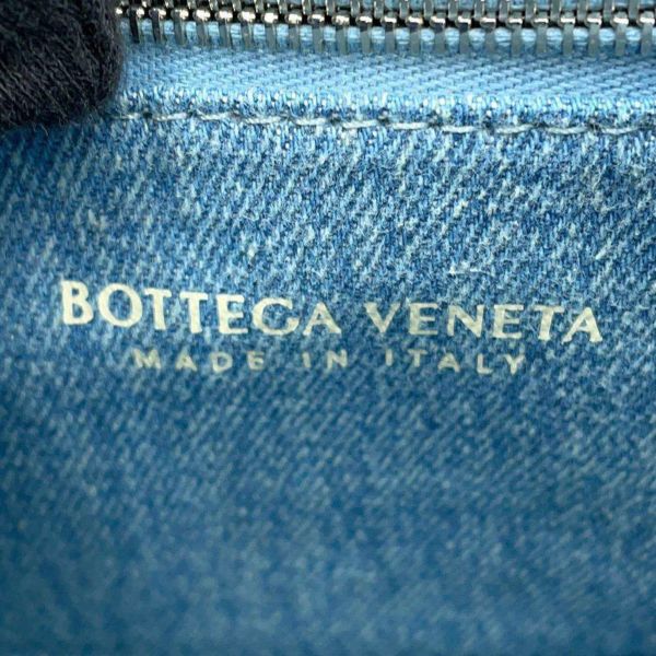 ボッテガヴェネタ ショルダーバッグ マキシイントレチャート カセット デニム 710188 BOTTEGA VENETA