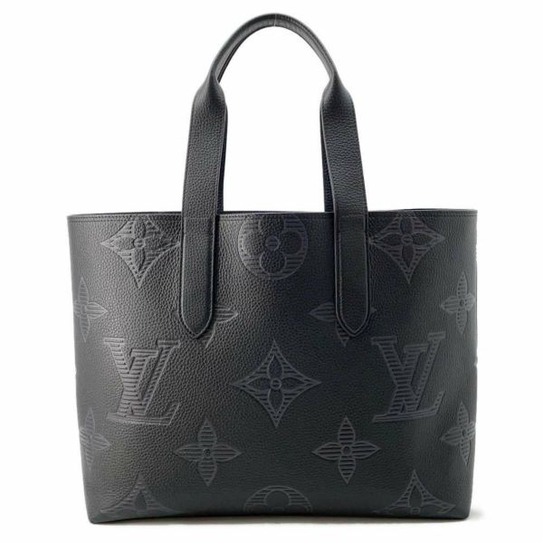 ルイヴィトン トートバッグ トリヨンシャドウ レザー カバ・ヴォワヤージュNV M57290 LOUIS VUITTON 黒 ブラック