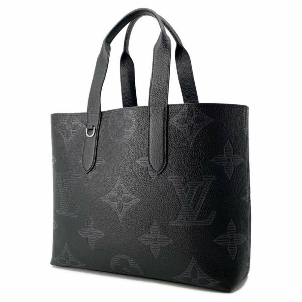 ルイヴィトン トートバッグ トリヨンシャドウ レザー カバ・ヴォワヤージュNV M57290 LOUIS VUITTON 黒 ブラック