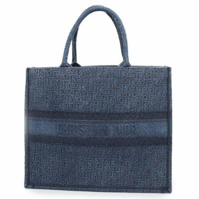 クリスチャンディオール オブリーク ブックトート ラージ トロッター バッグ 美品 Dior ディオール オブリーク トロッター ブックトート