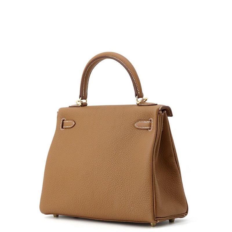 エルメス ハンドバッグ ケリー25 内縫い ゴールド/ゴールド金具 トゴ K刻印 ２wayショルダー