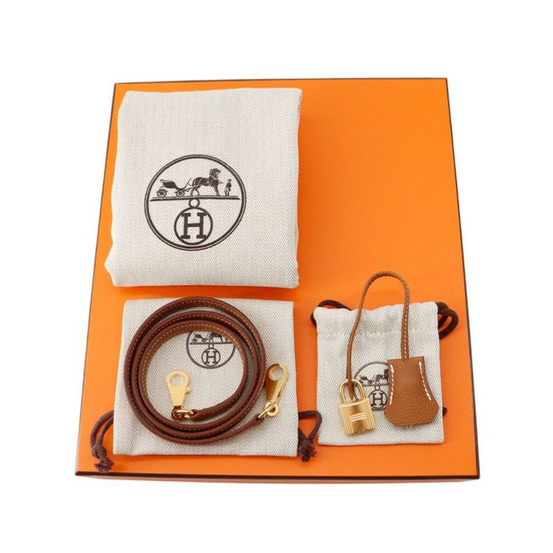 エルメス ハンドバッグ ケリー25 内縫い ゴールド/ゴールド金具 トゴ K刻印 ２wayショルダー