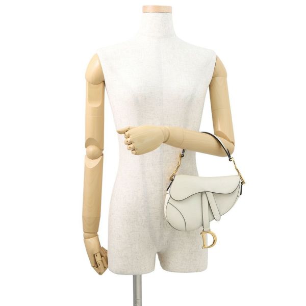 クリスチャン・ディオール ハンドバッグ サドルバッグ ミニ レザー