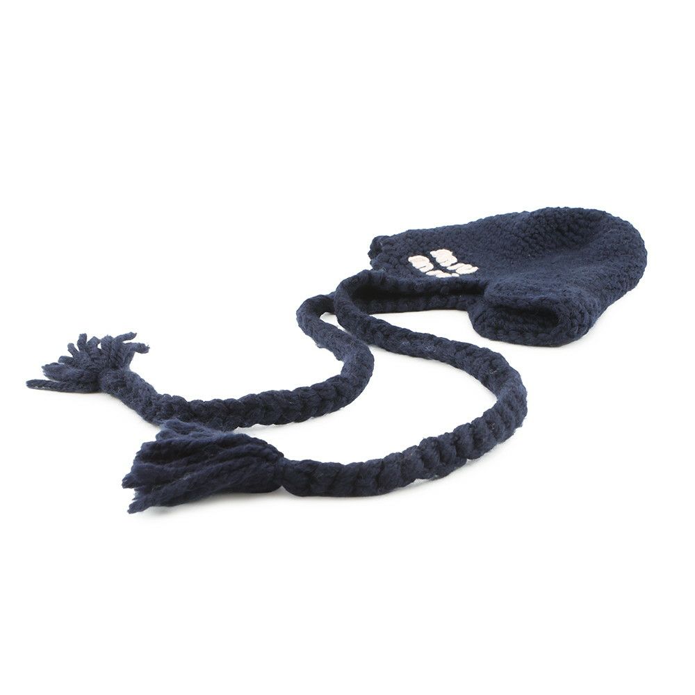 ミュウミュウ ニット帽 トラッパーハット ヴァージンウール 5HC385 Miu Miu 帽子