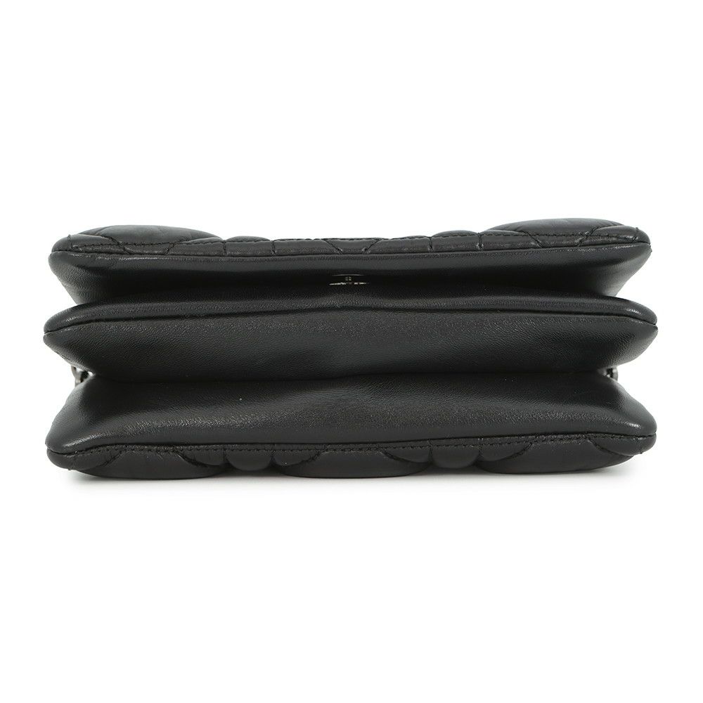 クリスチャン・ディオール チェーンショルダーバッグ Caro カロ ポーチ マクロカナージュ S5135UNGX Christian Dior 黒