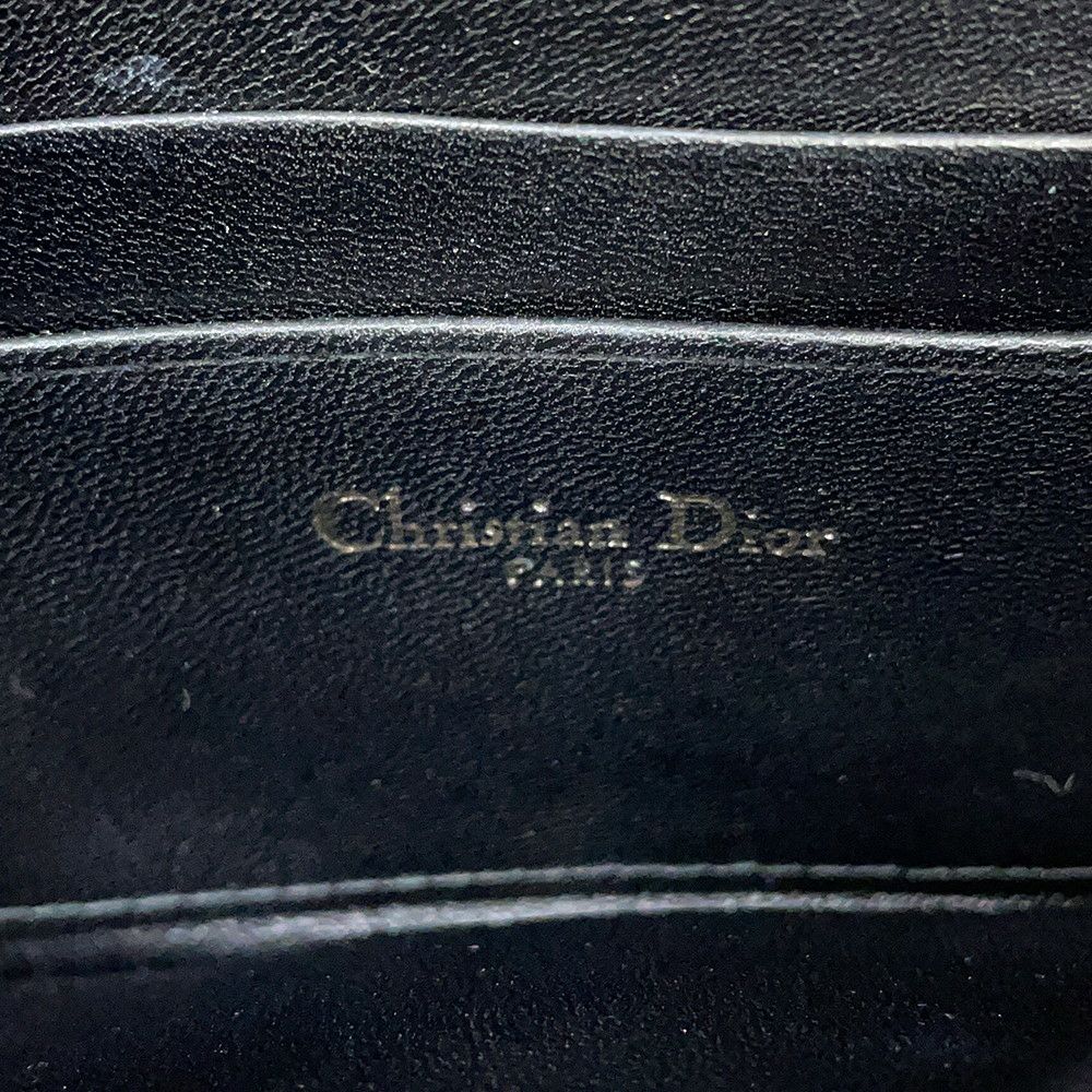 クリスチャン・ディオール チェーンショルダーバッグ Caro カロ ポーチ マクロカナージュ S5135UNGX Christian Dior 黒