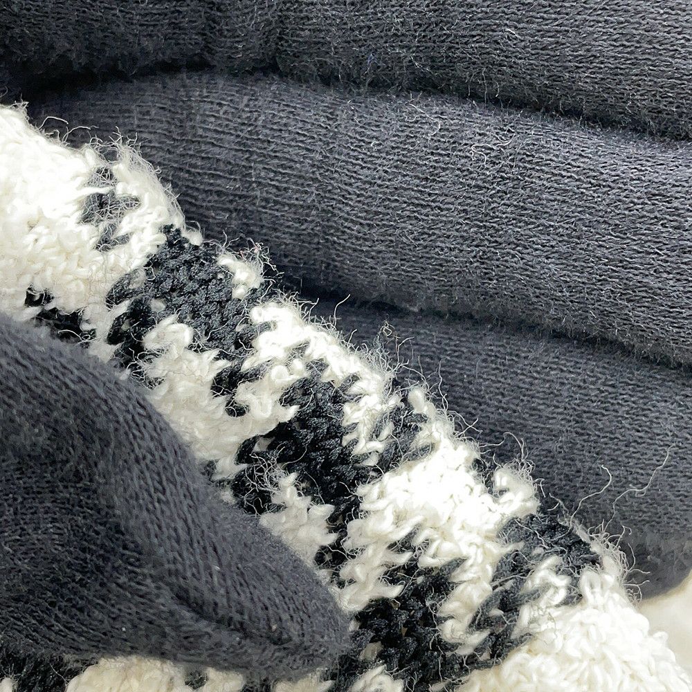 クリスチャン・ディオール ニット 千鳥格子 ツインセット アンサンブル レディースサイズ34 354W05AM324 トップス 白 黒