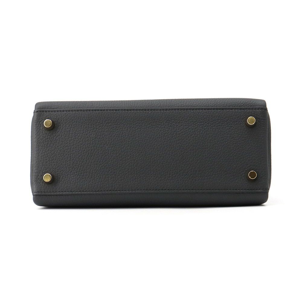 エルメス ハンドバッグ ケリー25 内縫いプロン/シャンパンゴールド金具 トゴ K刻印 ２wayショルダー