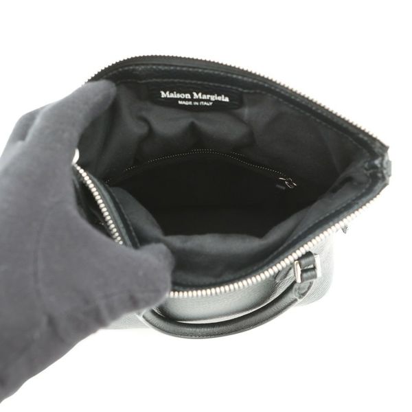 メゾンマルジェラ ハンドバッグ 5AC ミニ レザー キャンバス S56WG0082 Maison Margiela 2WAY 黒