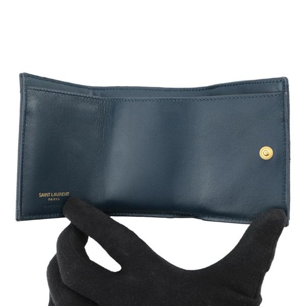 サンローランパリ 三つ折財布 タイニーウォレット モノグラム サンローラン レザー 505118 SAINT LAURENT PARIS 財布