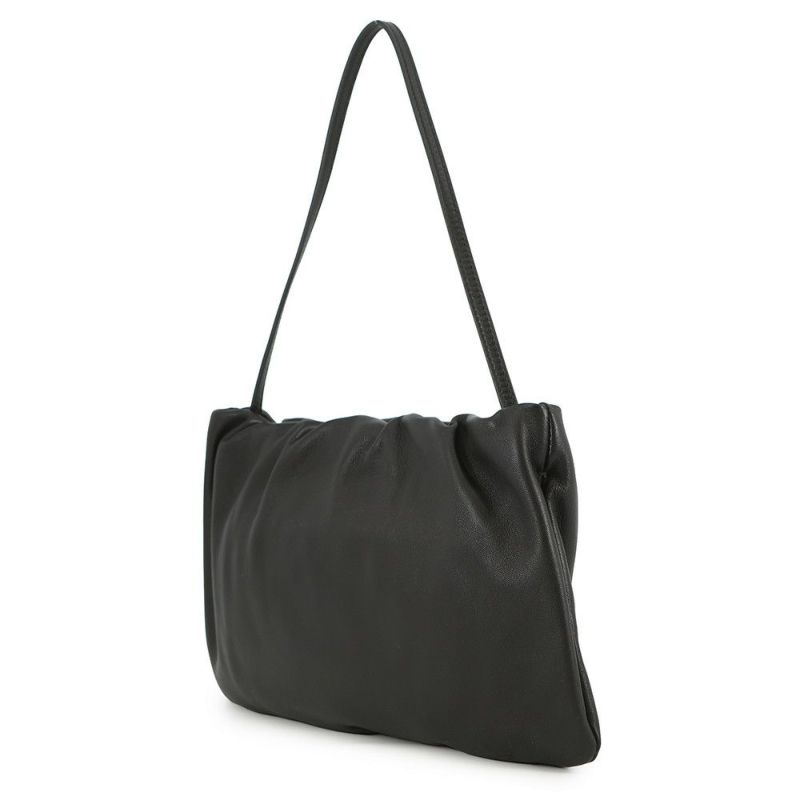 ザ・ロウ ショルダーバッグ XL Bourse ボース レザー W1719 THE ROW 黒