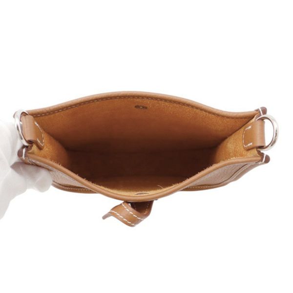 エルメス エブリンTPM 111cm アマゾン ゴールド/シルバー金具 トリヨンクレマンス K刻印