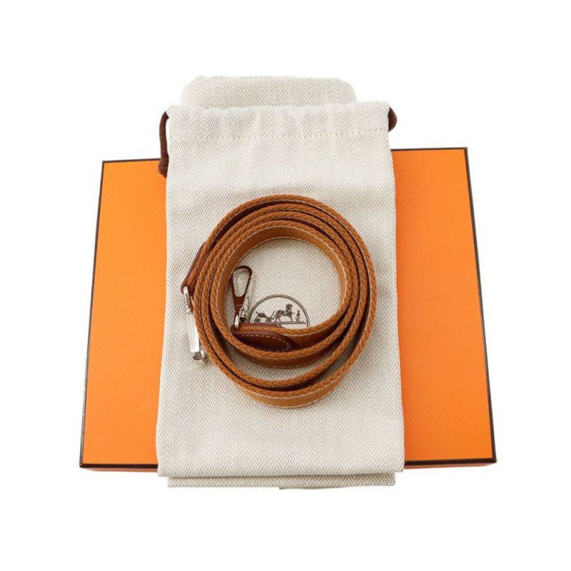 エルメス エブリンTPM 111cm アマゾン ゴールド/シルバー金具 トリヨンクレマンス K刻印