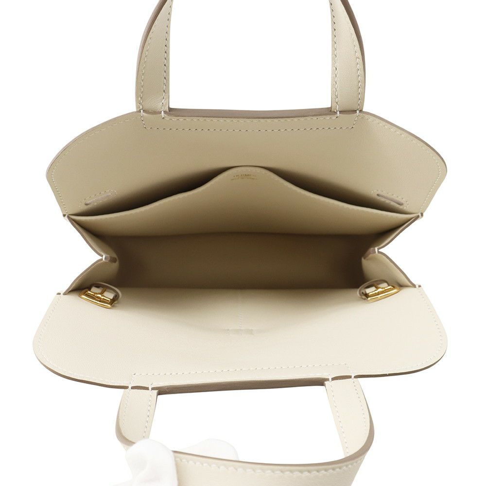 エルメス ハンドバッグ アルザン ミニ クレ/ゴールド金具 スイフト K刻印 ２wayショルダー