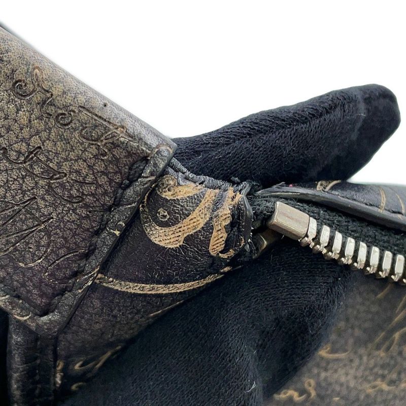 ベルルッティ ボディバッグ カリグラフィ ライダー バムバッグ レザー Berluti 黒
