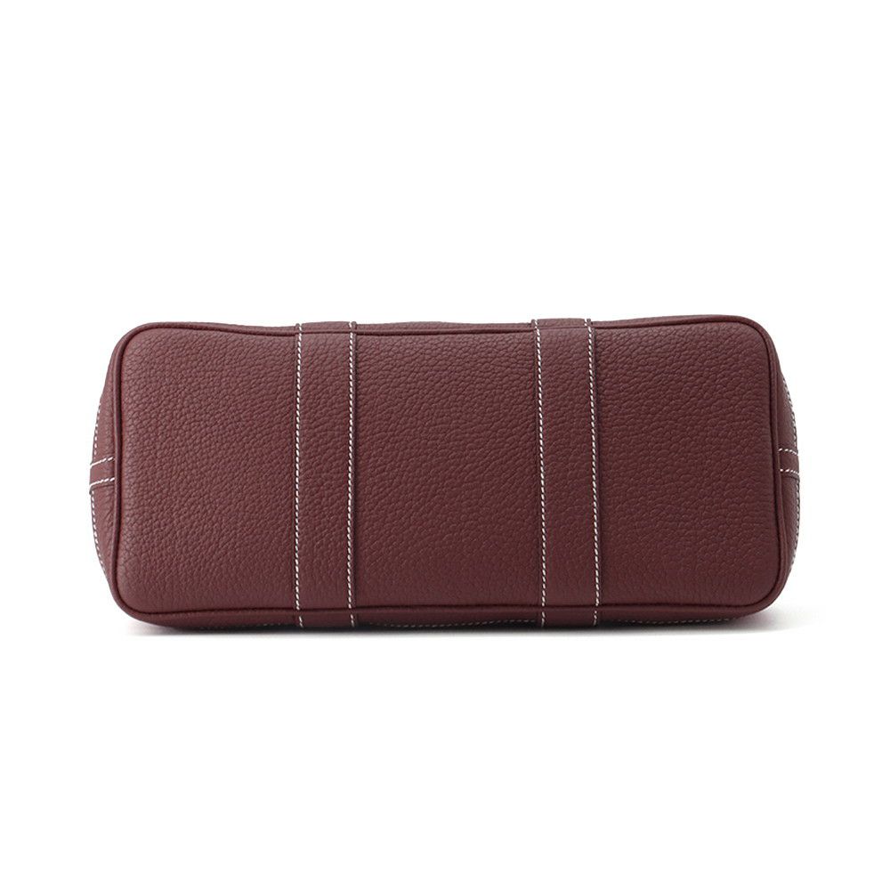 エルメス トートバッグ ガーデンパーティTPM ルージュアッシュ/シルバー金具 トワルオフィシエ/ネゴンダ B刻印