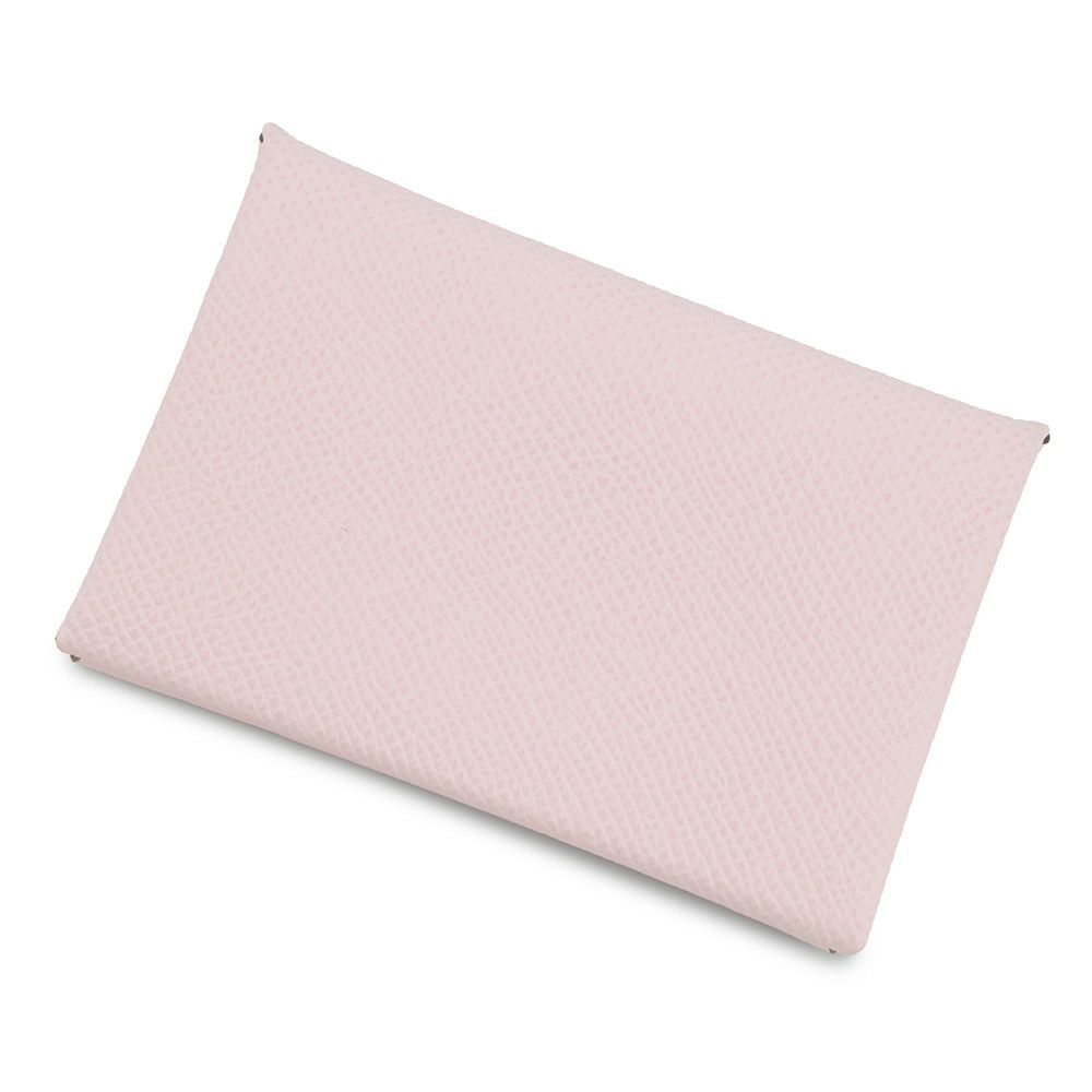 エルメス カードケース カルヴィ ローズダーリン エプソン K刻印 HERMES 名刺入れ