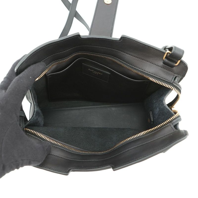 サンローランパリ ハンドバッグ ベイビーカバス 424868 SAINT LAURENT PARIS 2way 黒