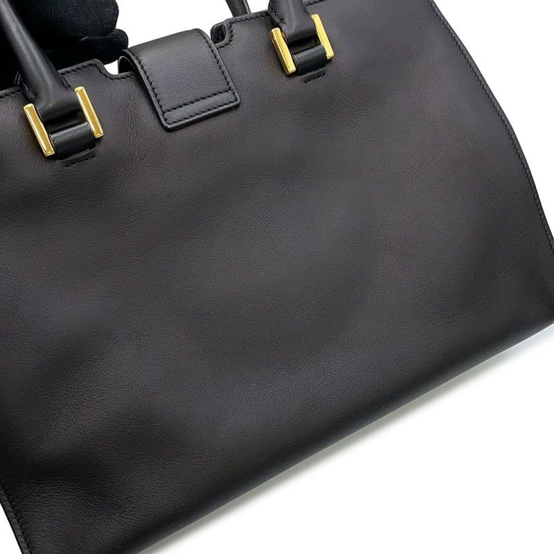 サンローランパリ ハンドバッグ ベイビーカバス 424868 SAINT LAURENT PARIS 2way 黒