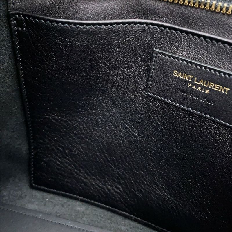 サンローランパリ ハンドバッグ ベイビーカバス 424868 SAINT LAURENT PARIS 2way 黒