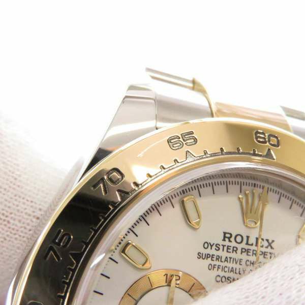 ロレックス コスモグラフ デイトナ コンビ SS/K18YGイエローゴールド ランダムシリアル ルーレット 116503 ROLEX 腕時計 白文字盤