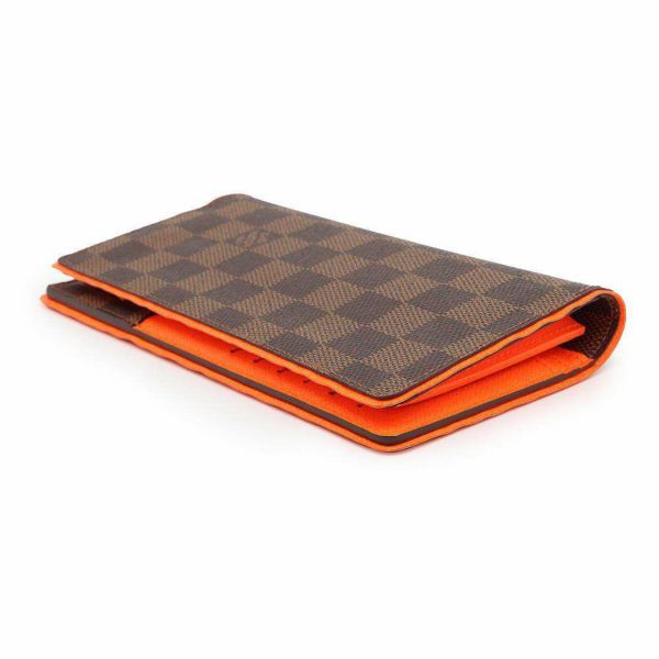 ルイヴィトン 長財布 ダミエ・エベヌ ポルトフォイユ・ブラザ N63155 LOUIS VUITTON 財布 メンズ